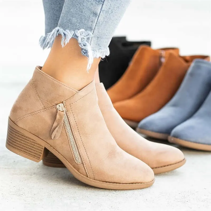 Women's Leather Ankle Boots: Stylish & Comfortable Footwear