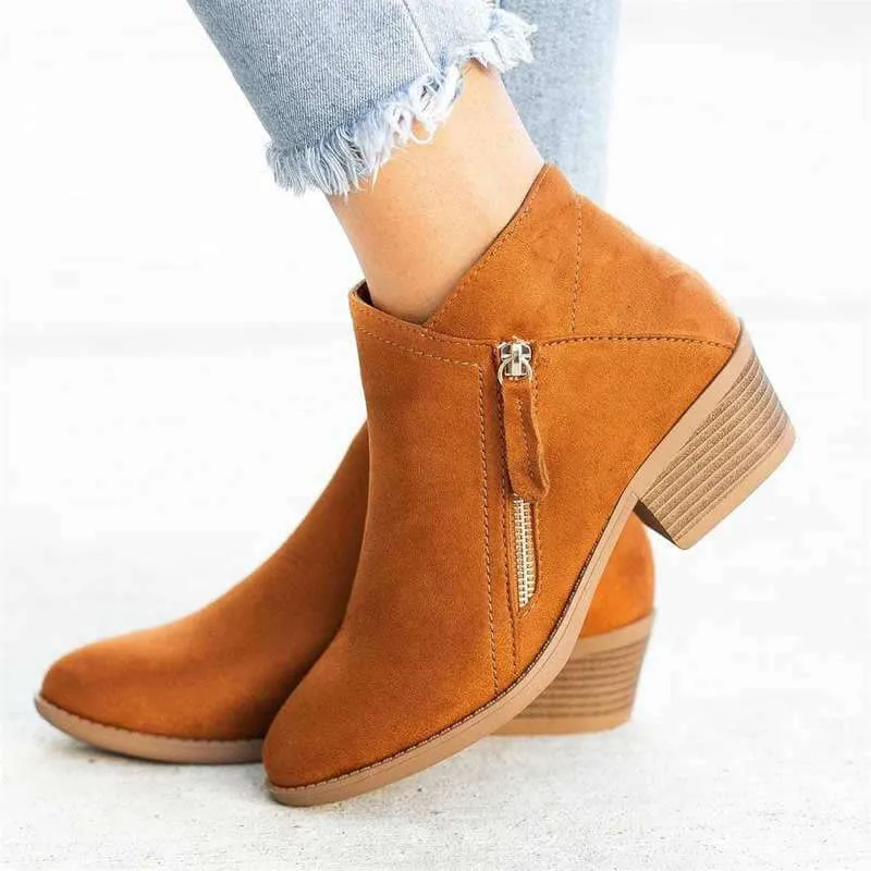 Women's Leather Ankle Boots: Stylish & Comfortable Footwear