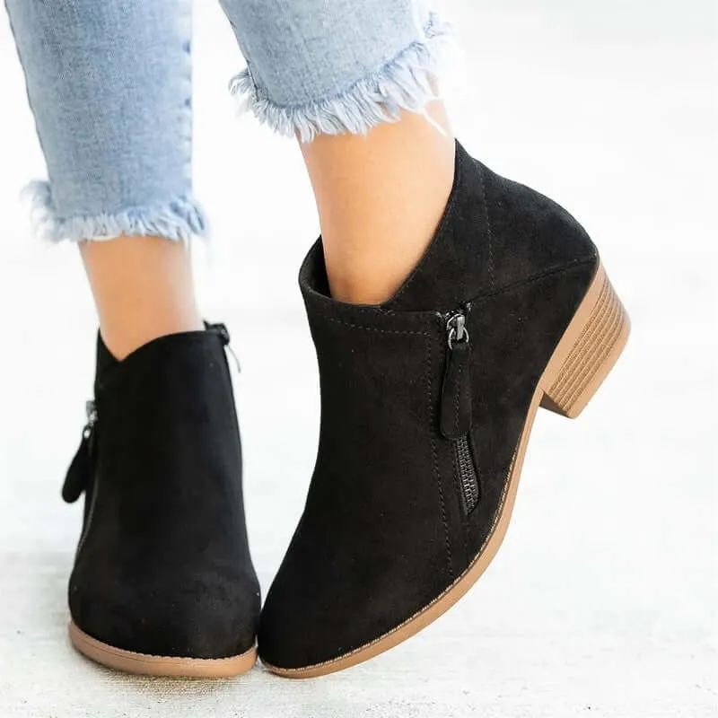 Women's Leather Ankle Boots: Stylish & Comfortable Footwear
