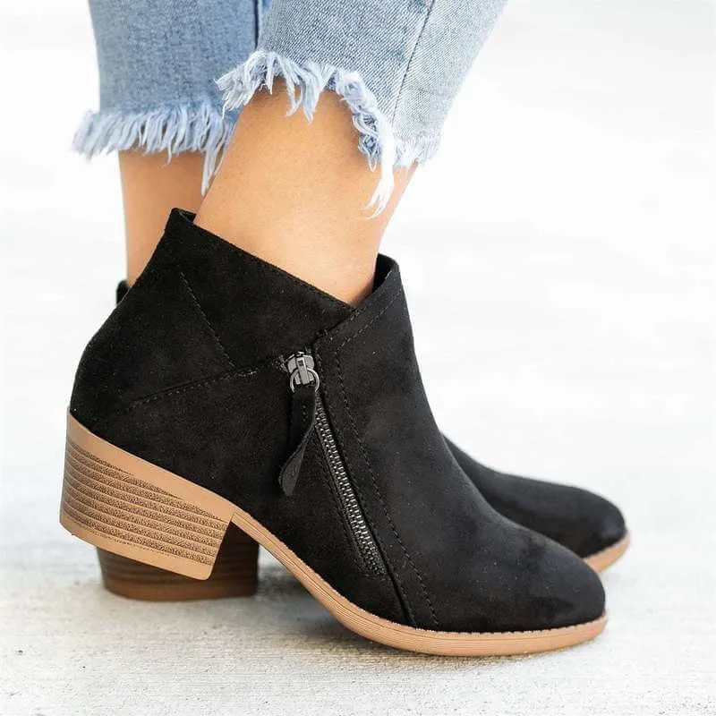 Women's Leather Ankle Boots: Stylish & Comfortable Footwear