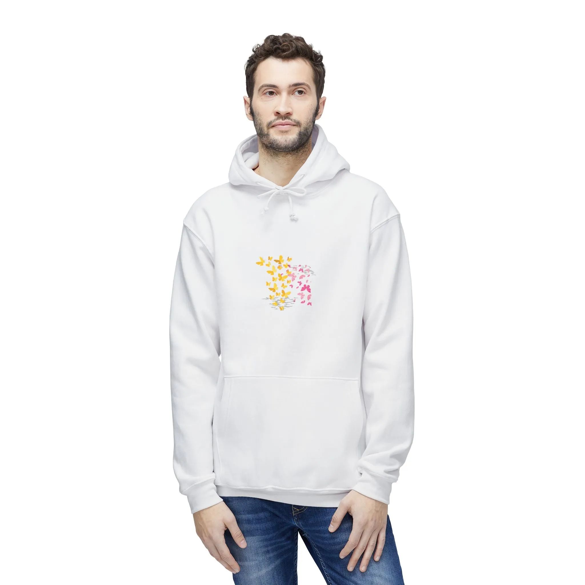 Wrap Yourself in Comfort: Kay Chimba Mariposa Amarillo Hooded Sweatshirt