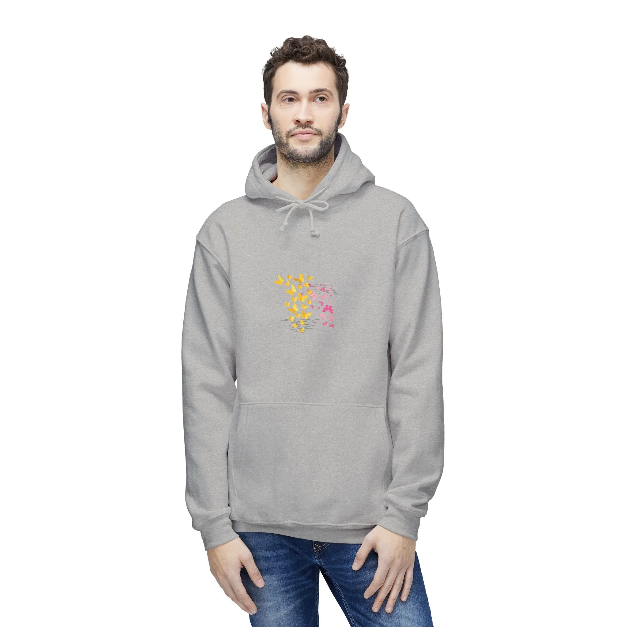 Wrap Yourself in Comfort: Kay Chimba Mariposa Amarillo Hooded Sweatshirt