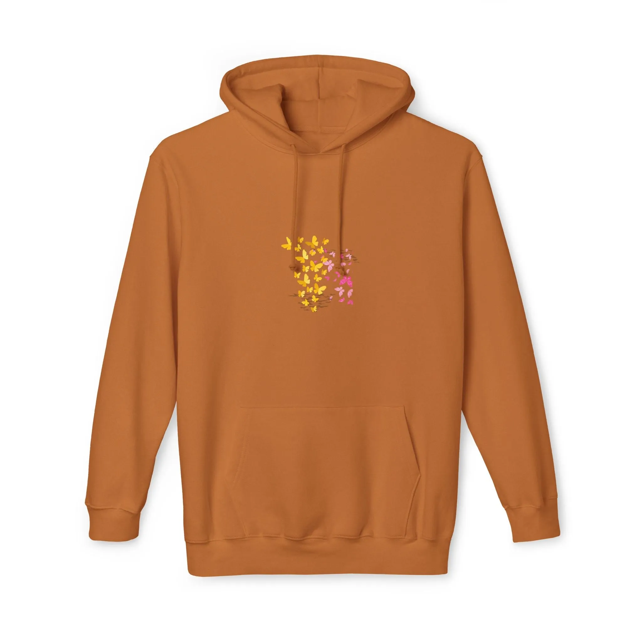 Wrap Yourself in Comfort: Kay Chimba Mariposa Amarillo Hooded Sweatshirt
