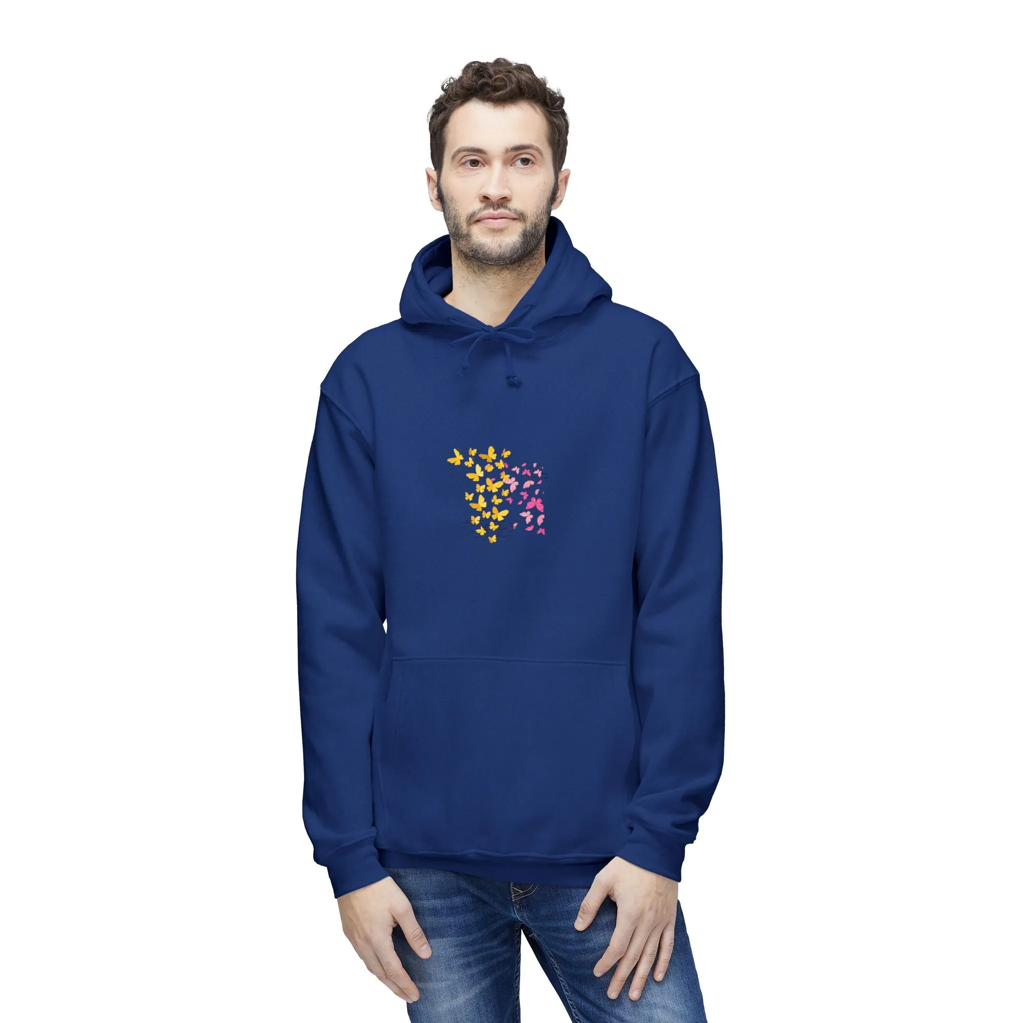 Wrap Yourself in Comfort: Kay Chimba Mariposa Amarillo Hooded Sweatshirt