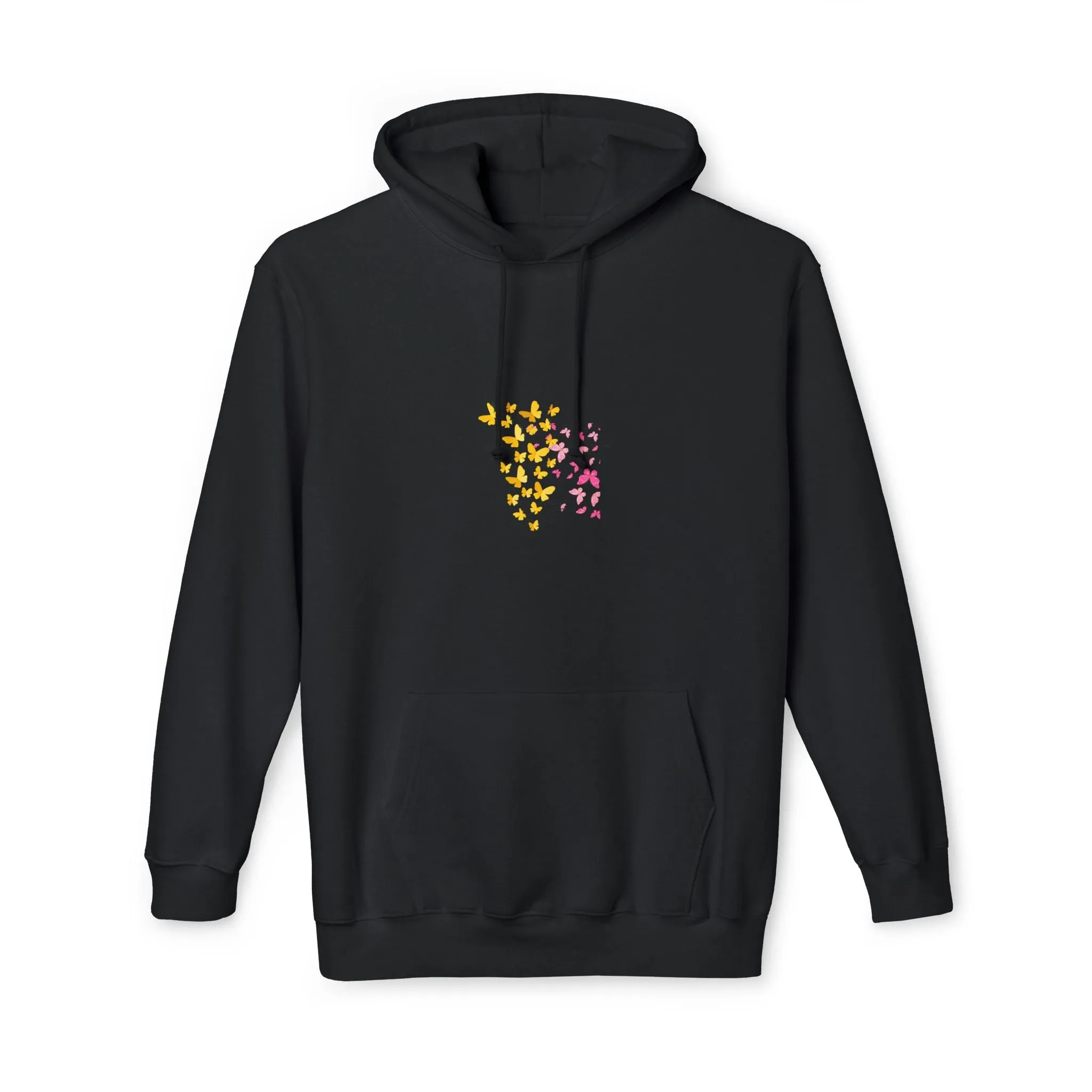 Wrap Yourself in Comfort: Kay Chimba Mariposa Amarillo Hooded Sweatshirt
